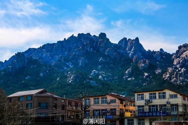 青岛崂山积雪还未化 