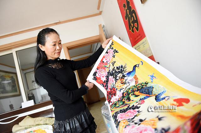 【青岛故事】爱刺绣的大师傅 未完作品值60万