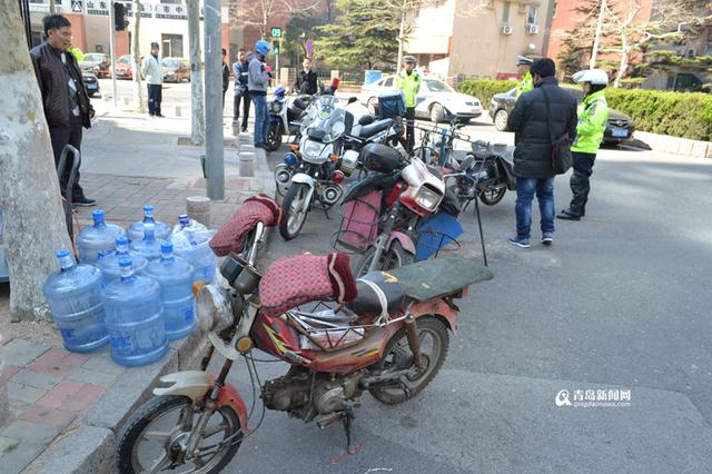 【畅安青岛】快递外卖车辆整治:无牌一律扣车
