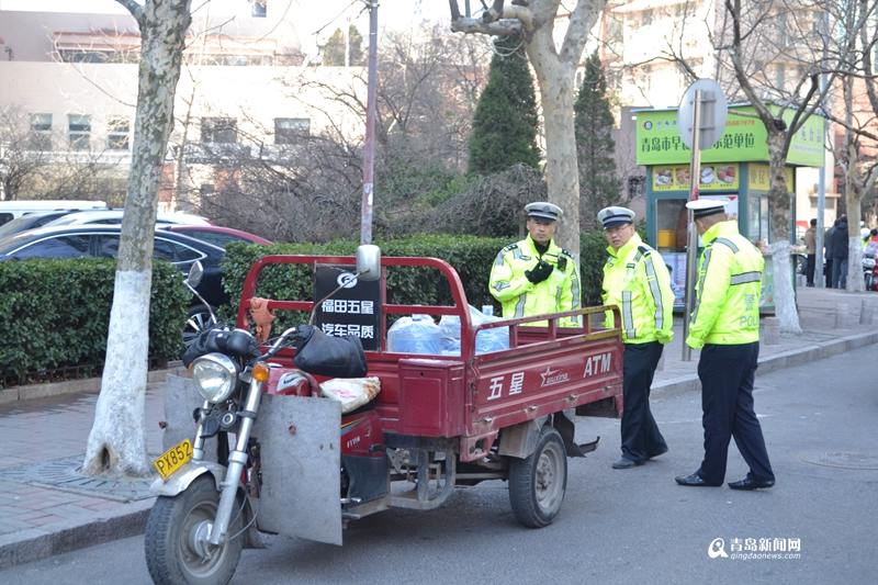 【畅安青岛】快递外卖车辆整治:无牌一律扣车