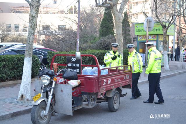 【畅安青岛】快递外卖车辆整治:无牌一律扣车