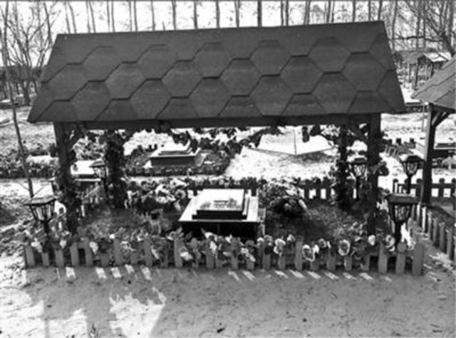 大兴区某宠物墓园的宠物墓地