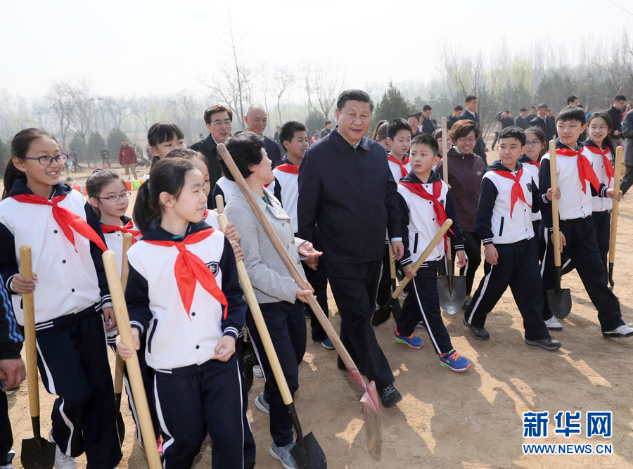 听习近平讲植树节的意义