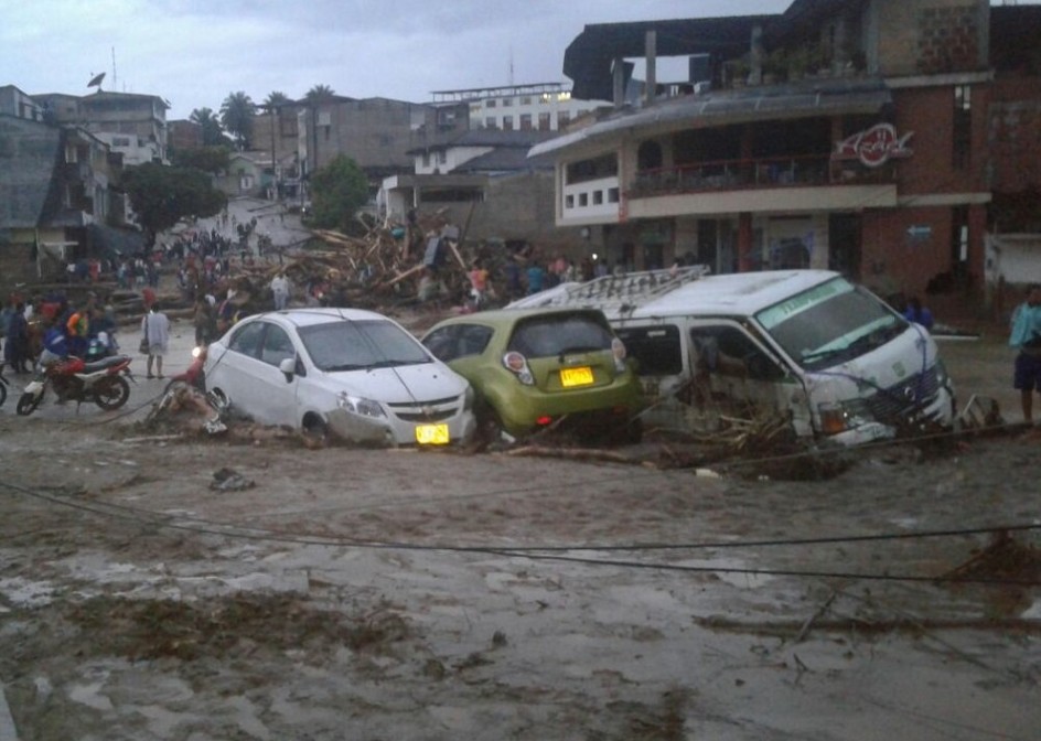 哥伦比亚泥石流254人遇难 一夜降雨达130厘米