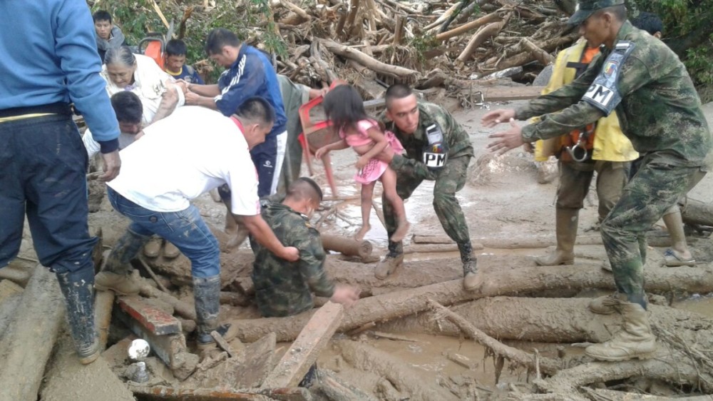 哥伦比亚泥石流254人遇难 一夜降雨达130厘米