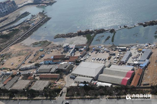 徐家麦岛3000平违建被拆 盘踞海滩数十年