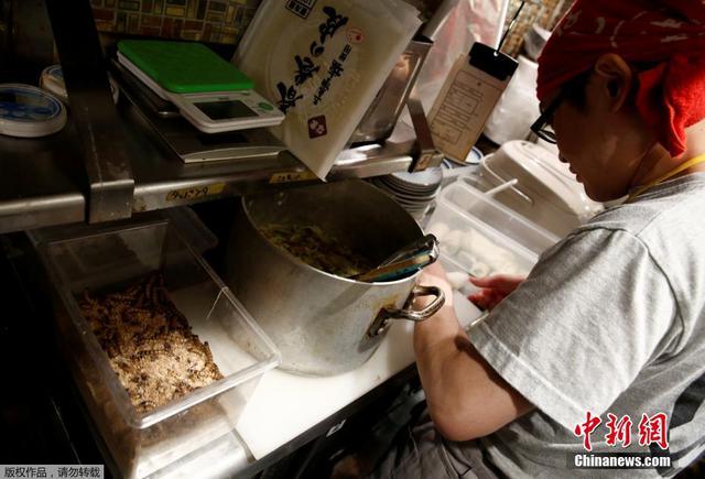 日本推出昆虫拉面 食客排长队品尝暗黑料理