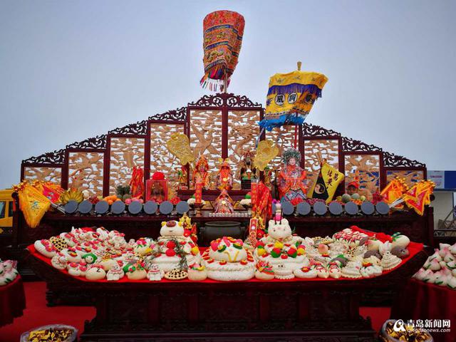 青岛妈祖文化节开幕 港东举行祭海祈福典礼