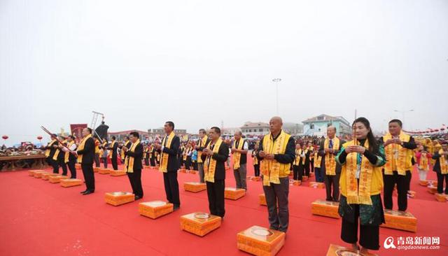 青岛妈祖文化节开幕 港东举行祭海祈福典礼