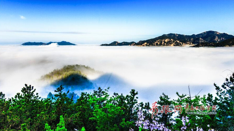 实拍五月崂山云雾大片 仙山秘境叹为观止