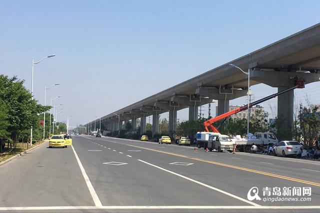 地铁13号线一期高架段轨通 2018年通车