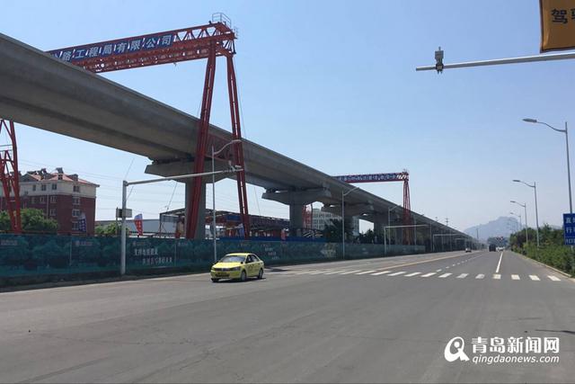 地铁13号线一期高架段轨通 2018年通车