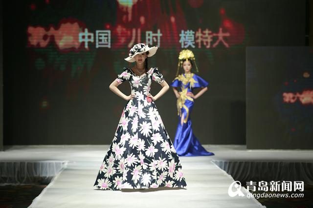 第六届中国少儿时装模特大赛举行 萌娃T台走秀