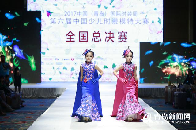 第六届中国少儿时装模特大赛举行 萌娃T台走秀