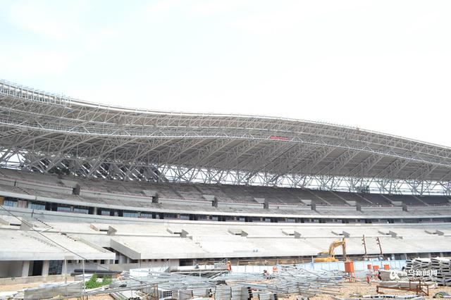 青岛市民健身中心进展顺利 内景首曝光