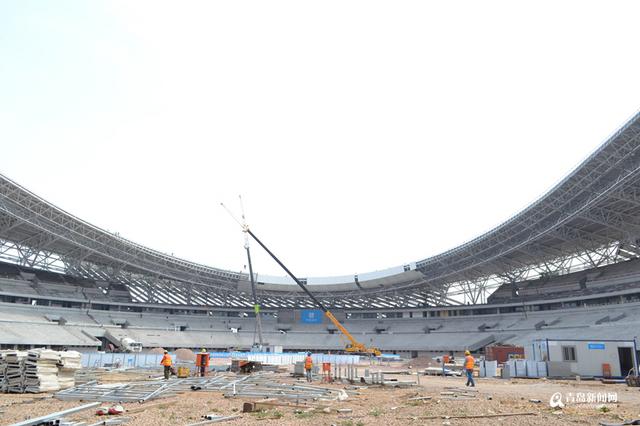 青岛市民健身中心进展顺利 内景首曝光
