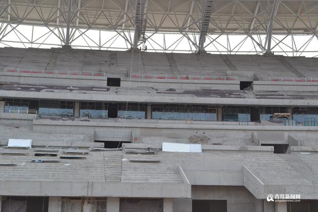 青岛市民健身中心进展顺利 内景首曝光
