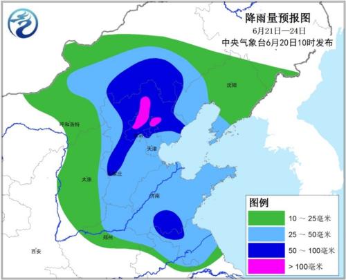 京津冀今起迎入汛来最强降雨 或超历史极值