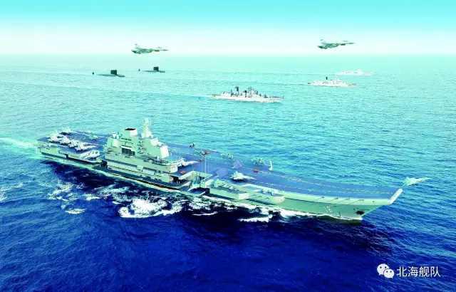 辽宁舰航母编队从青岛启航 执行跨区机动训练