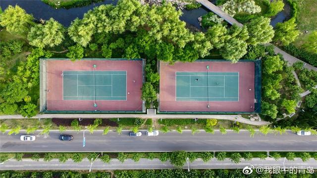 在这里爱上运动 俯瞰李村河两岸健身场地