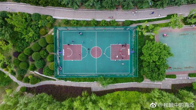 在这里爱上运动 俯瞰李村河两岸健身场地
