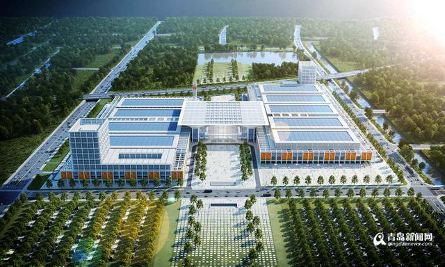 红岛国际会展中心开建 最新效果图发布