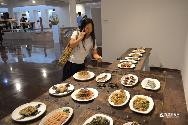 大开眼界! 市雕塑馆有这样一桌大餐 你敢吃吗