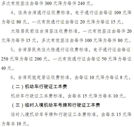 7月起多项收费标准降低 办理普通护照少收40元