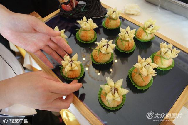 鲁菜创新评比大赛 盘盘美食令人馋涎欲滴 鲁菜创新评比大赛 盘盘美食令人馋涎欲滴