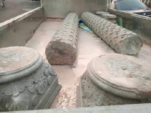 独家:朝鲜银行旧址被拆石柱已追回 将原貌复原