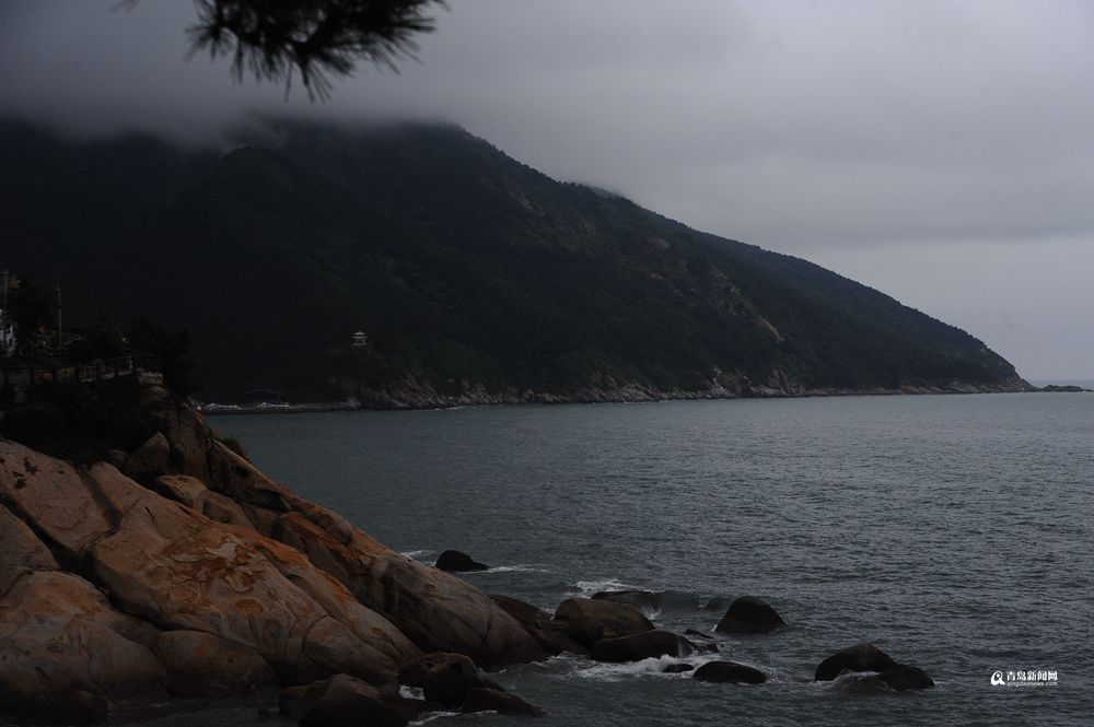 高清:晒仙山圣境云雾美图 雨后崂山爽爽的