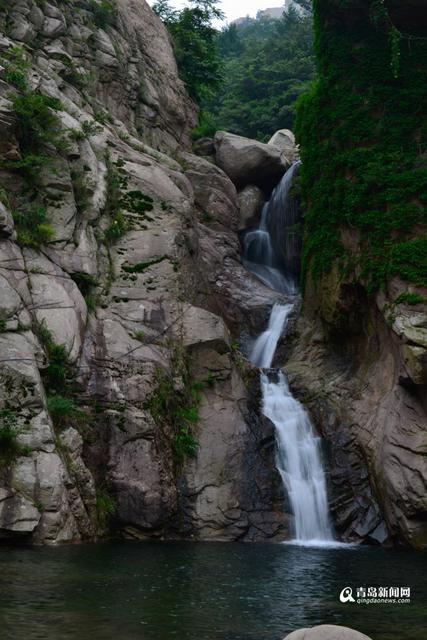 高清:北九水重现水声淙淙 龙吟瀑恢复壮观飞流