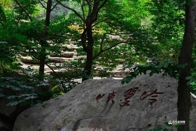 高清:北九水重现水声淙淙 龙吟瀑恢复壮观飞流