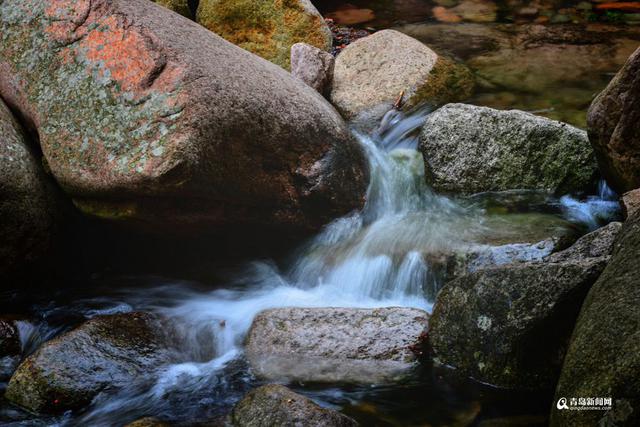 高清:北九水重现水声淙淙 龙吟瀑恢复壮观飞流