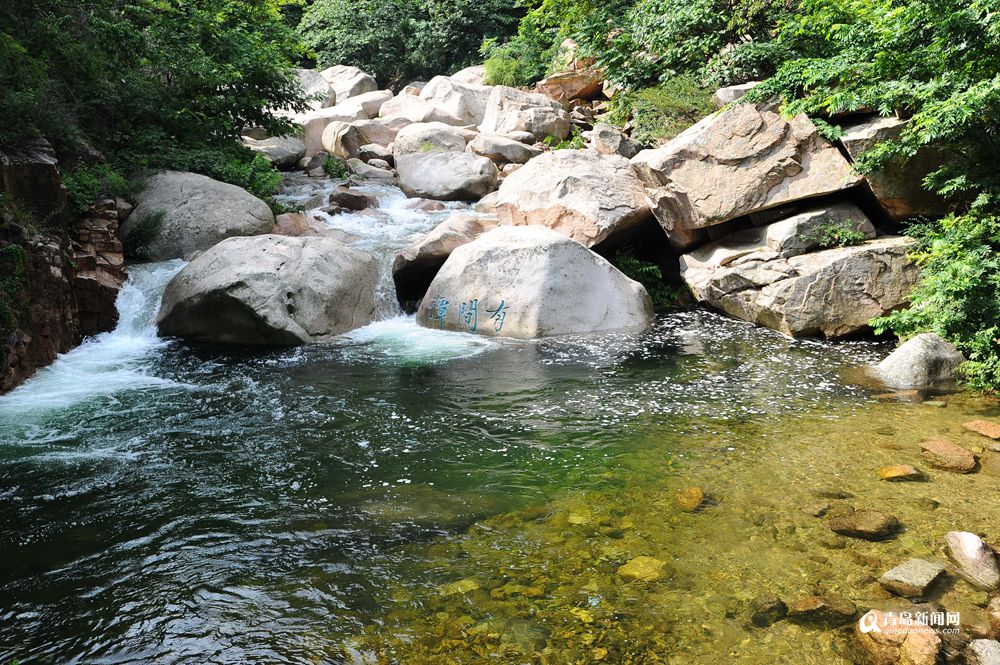 高清：北九水迎今夏最大水量 瀑布火力全开