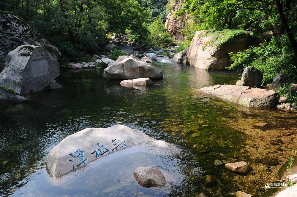 高清：北九水迎今夏最大水量 瀑布火力全开