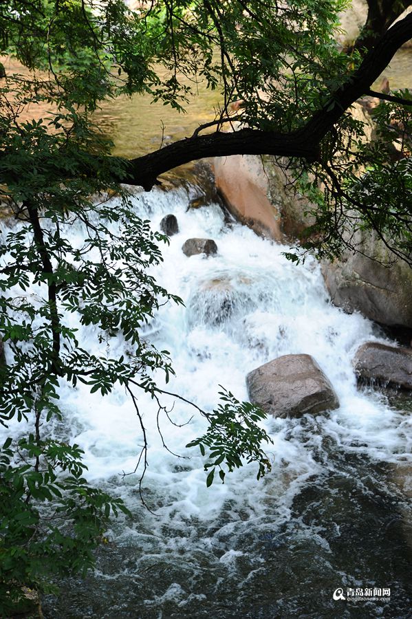 高清：崂山北线水库旱情缓解 美景醉人秒来电