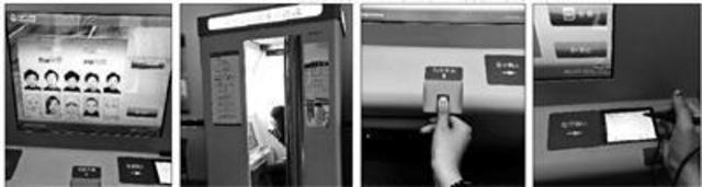 按照显示屏提示,办证人员经过拍照、指纹采集、签字确认等流程可在5分钟内完成申请 按照显示屏提示,办证人员经过拍照、指纹采集、签字确认等流程可在5分钟内完成申请