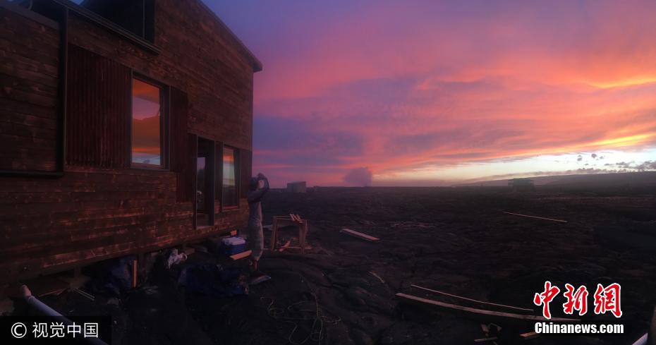 实拍夏威夷火山酒店 火山脚下感受星辰大海