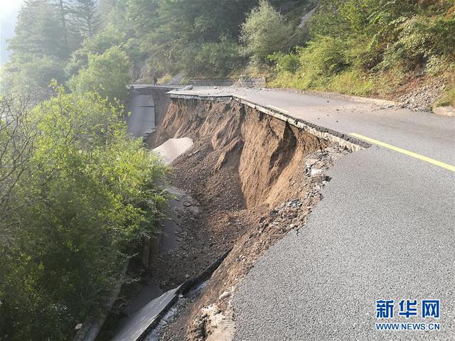 九寨沟景区受损状况