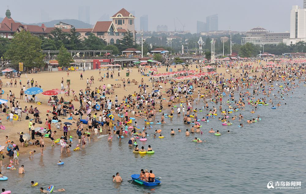 市区今天最高31℃ 各大浴场依然下饺子