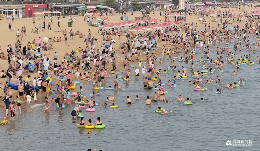 市区今天最高31℃ 各大浴场依然下饺子