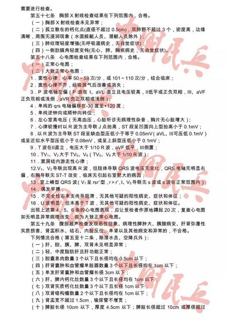 今年征兵体检淘汰率'爆表' 体检表暴露10大问题