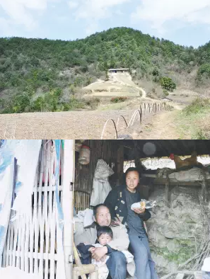 夫妻隐居深山筑爱巢