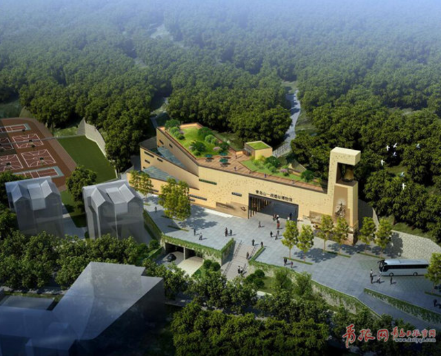 青岛山一战遗址博物馆开建 预计2018年初开放 青岛山一战遗址博物馆开建 预计2018年初开放