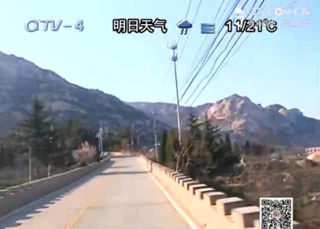 青岛最美最险的山路 一边是山一边是海