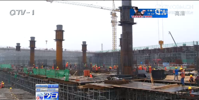 济青高铁明年底通车 红岛站进展探访
